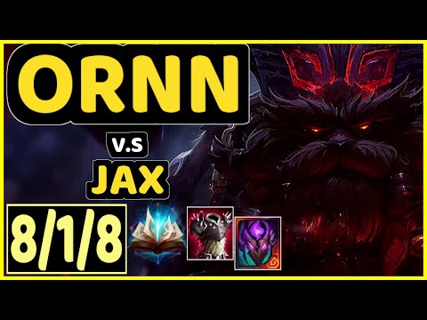 THEFOXZ (ORNN) vs JAX - 8/1/8 KDA TOP GAMEPLAY - BR Ranked DIAMOND