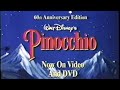 Pinocchio Vhs Promo 1999