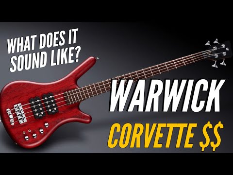 Warwick RockBass Corvette $$-4 String - Solid White High Polish image 10