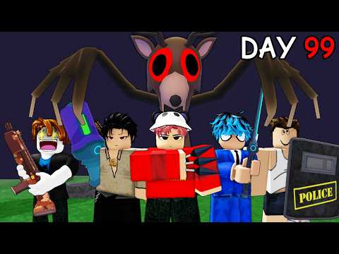 Can 5 YouTubers Survive 99 Nights in the Forest?