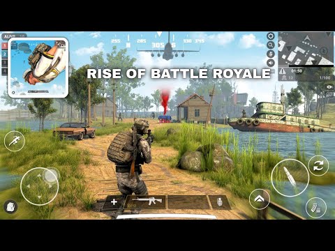 RISE OF BATTLE ROYALE GAMEPLAY | SURVIVAL SHOOTER BATTLEGROUND
