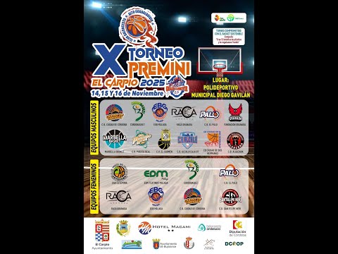 X TORNEO PREMINI EL CARPIO 2025 - DOMINGO (PISTA 1)