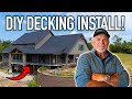 Installing A New DIY Tile Decking System Full Timelapse
