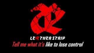 Leæther Strip  - Strap Me Down - English - Lyrics