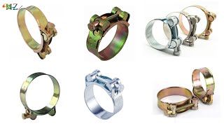 Detalles de producción de la abrazadera de manguera de un solo perno | Huazhen Fastener