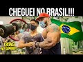 MEU PRIMEIRO DIA NO BRASIL!! *botei 180kg no supino*