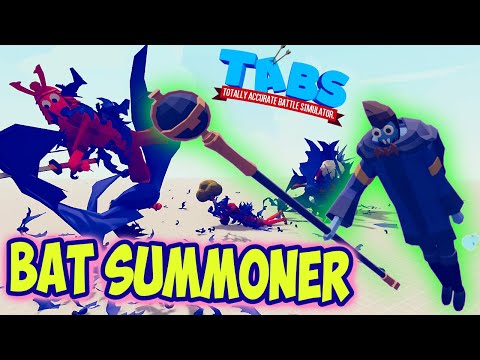 New! Bat Summoner vs Every Faction - TABS MODS GAMEPLAY