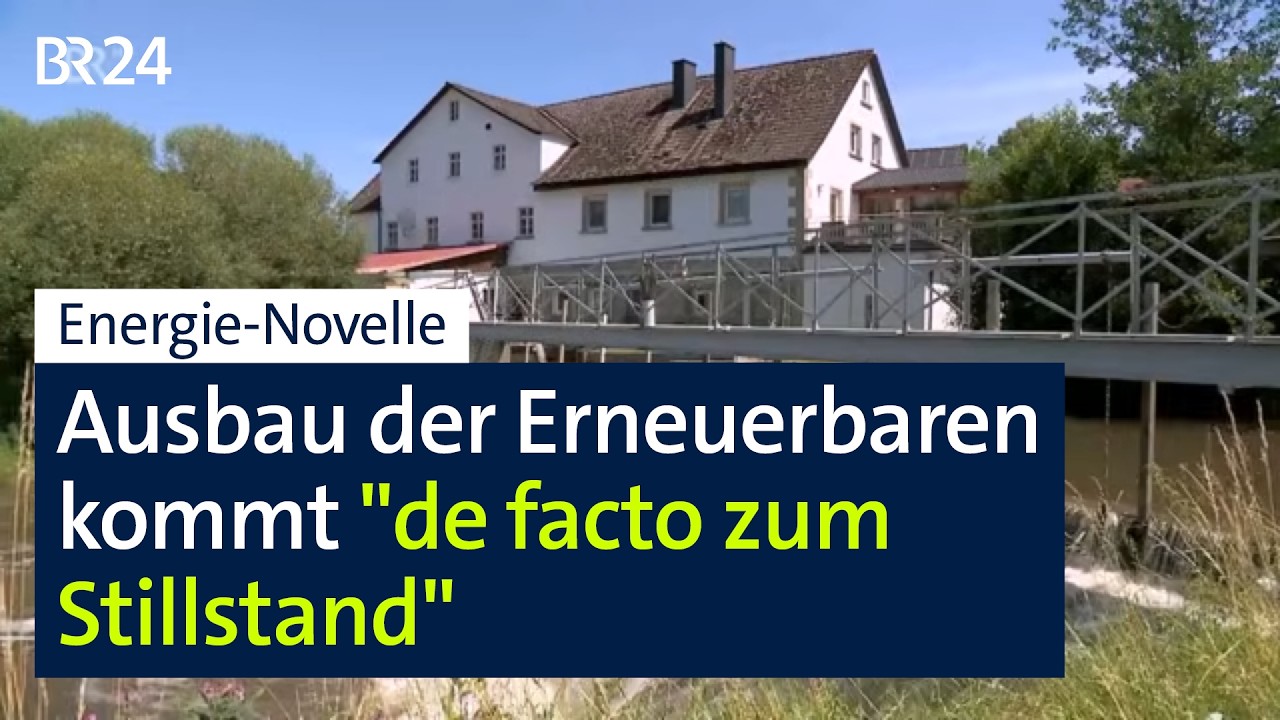 EEG-Novelle: Aus für Ausbau der Erneuerbaren Energie-Anlagen? | BR24