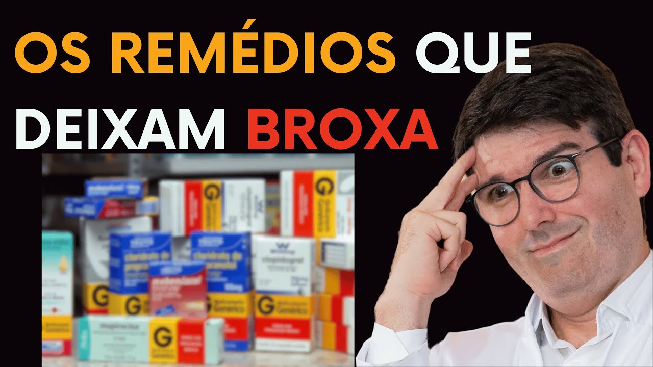Remédios que causam Impotência sexual | Disfunção Erétil causada por medicamento | O Café dos Homens