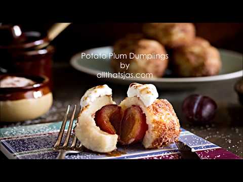 Balkan Potato Plum Dumplings