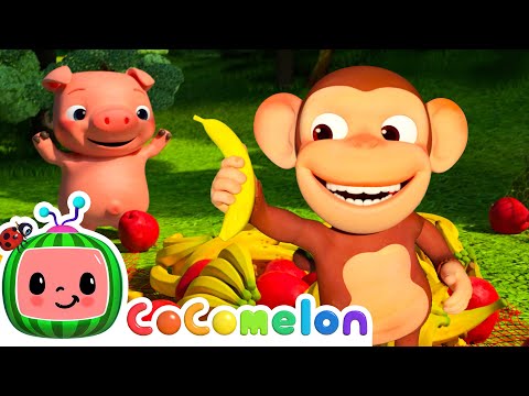 Apples and Bananas! | CoComelon Furry Friends | Animals for Kids