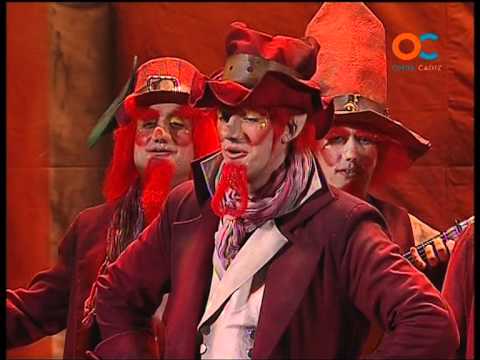 los duendes coloraos pasodoble cayetano carnaval de cadiz 2012