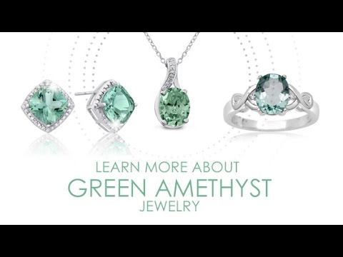 Green Amethyst Jewelry by SuperJeweler - SuperJeweler.com