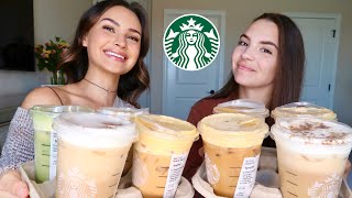 trying starbucks fall drinks & ranking them! 🍂