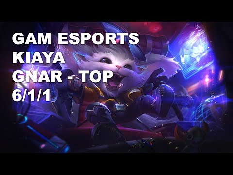 GAM Esports Kiaya Top Gnar vs Nocturne - KR Grandmaster Patch 10.9