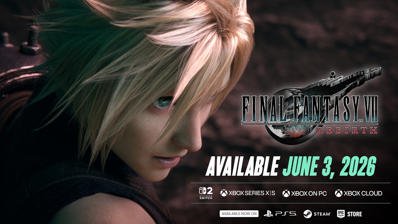 Final Fantasy VII Rebirth Lands on Xbox and Nintendo Switch 2 on June 3 — 125 Perfect Scores Coming to Every Platform