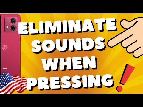 how to eliminate sounds when pressing Motorola Moto G54 5G, G84, G73, G53, and Edge 40