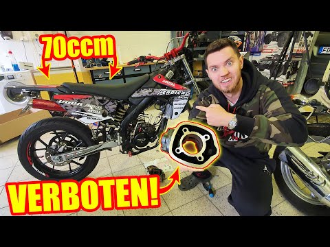Wir bauen 70ccm ZYLINDER EIN und ER IST UNDICHT 😭! - Können wir ihn RETTEN? (Moped tuning Rieju MRT)