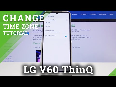 How to Open Date & Time Settings in LG V60 ThinQ – Change Date / Time Zone