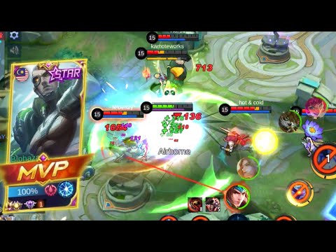 1V5 ANY HERO WITH INSPIRE SPELL WILL DIE INSTANTLY | 100% REFLECT DAMAGE HACK | YU ZHONG MLBB