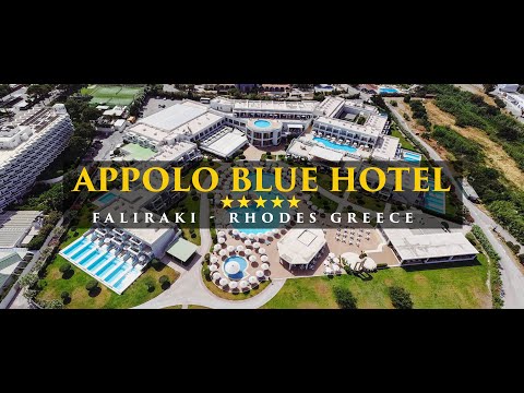 Apollo Blue Hotel Faliraki ⭐⭐⭐⭐⭐ Rhodes Greece | Drone Video