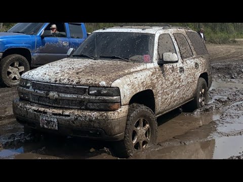 LBR mud bog pt2  *REAREND EXPLODES