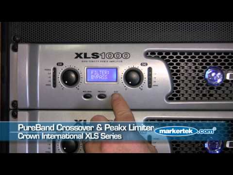 Crown International XLS Series DriveCore Power Amplifiers