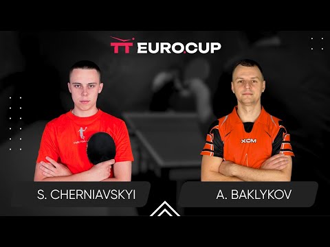 13:40 Serhii Cherniavskyi - Andrii Baklykov 14.07.2024 TT Euro.Cup Ukraine Star. TABLE 4