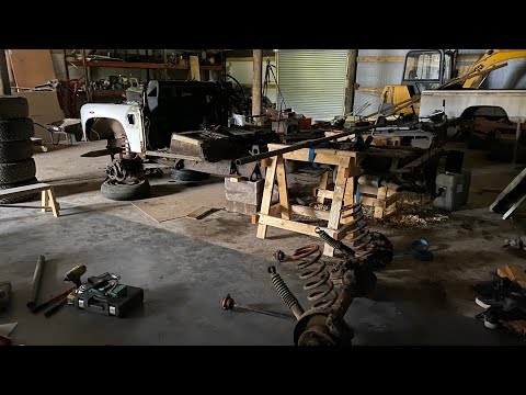 Project Nexi part 7, chassis swap, a Landrover Defender 110 200tdi full restoration