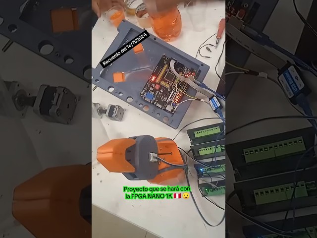 Vídeo relacionado con FPGA - Placa de prototipado con puerto USB UART I2C EP4CE6E22C8N para desarrollo de automatización industrial para automatización