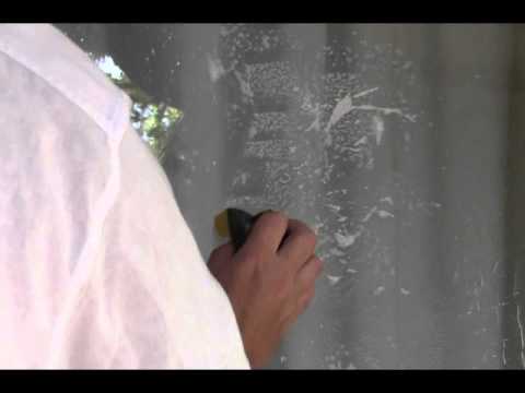 How to Remove Cement or Stucco from Windows and Panes