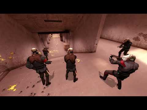 Garry's Mod Metro police vs Headcrab zombies