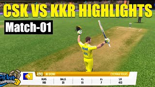 IPL 2022  Match-1 Chennai Super Kings VS Kolkata Knight Riders  CSK vs KKR  highlights wcc3