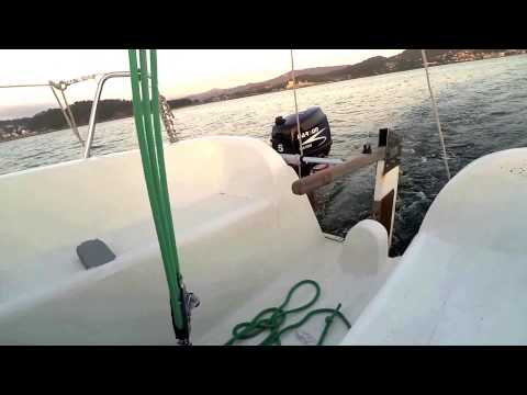 My homemade sailing autopilot