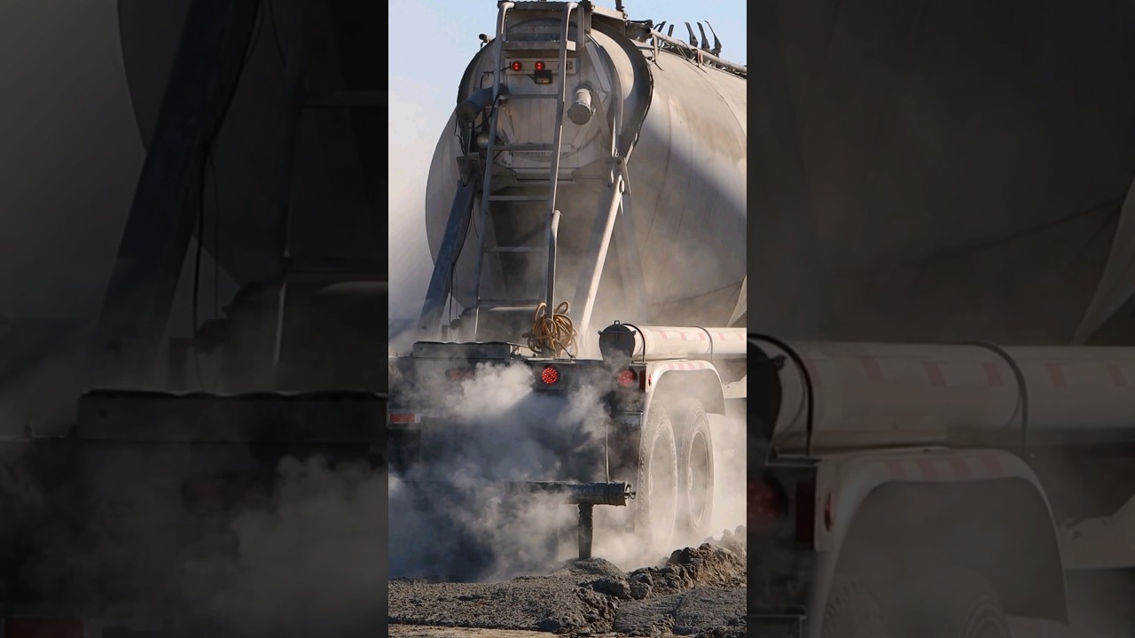 Cement soil stabilization.  #ingeniumbuild #construction #civilengineering #civil #engineering