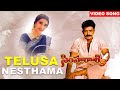 Telusa Nesthama Video Song | Simharasi Movie | Dr. Rajasekhar, Sakshi Shivanand | Volga musicbox