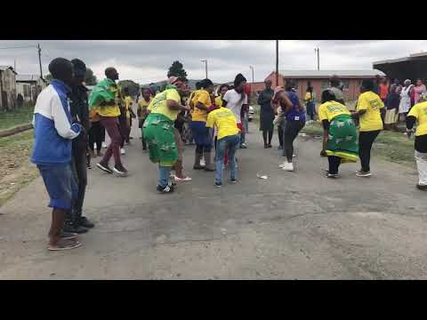 Protest at Colenso, near Ladysmith