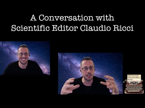 A Conversation with Scientific Editor Claudio Ricci