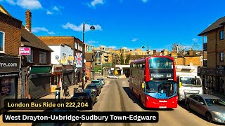 ☀️ A Spring Thursday Odyssey: West Drayton to Edgware via 222, Piccadilly Line & 204