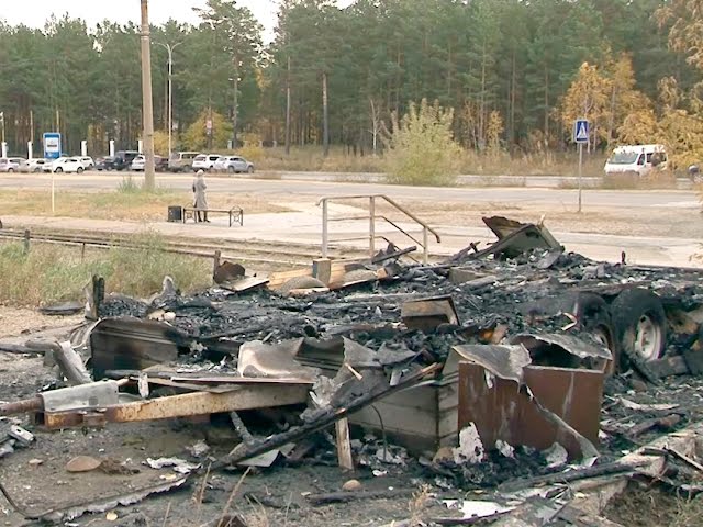 Ангарчанка сгорела ночью