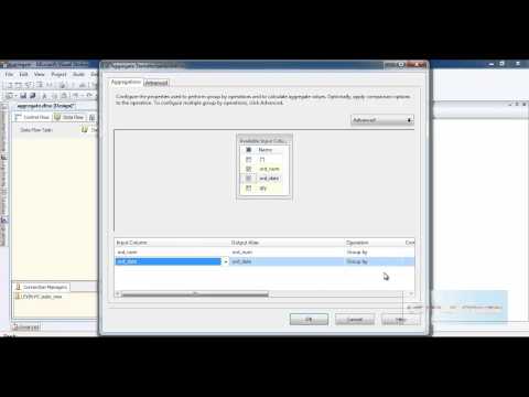 sql server integration services aggregate transform