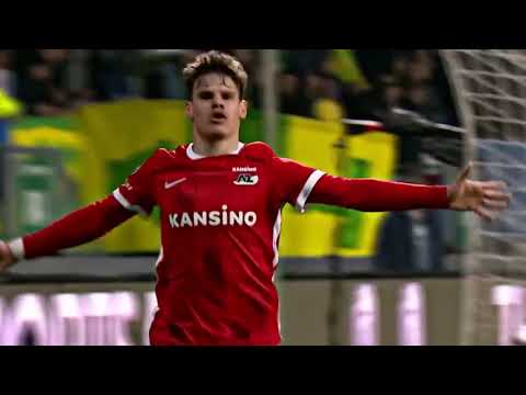 Kerkez Milos félpályás szóló gólja a Fortuna Sittard ellen #hun #legios #foci #azalkmaar #eredivisie