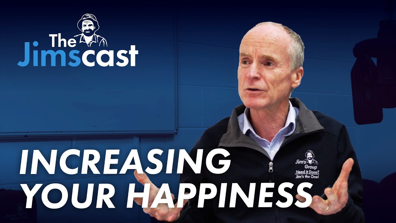 Jim Penman on the topic of happiness and things you can do to improve your level of happiness?