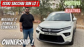 New Toyota Hyryder E Ownership Review  | Toyota Hyryder Pros And Cons | Mileage | brezza zxi 2024