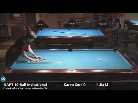 Karen Corr vs Jia Li (Finals) - NAPT Inaugural 10-Ball Invitational