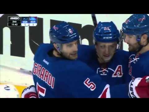 Canucks @ Rangers Highlights 1/19/16
