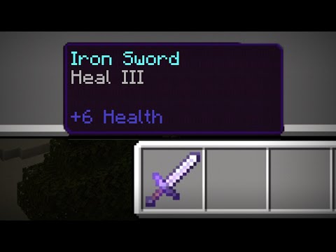 How I accidentally discovered "Heal" enchantment in Minecraft PE.