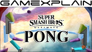 Functional Multiplayer Pong Created in Smash Bros. Ultimate's Stage Builder!