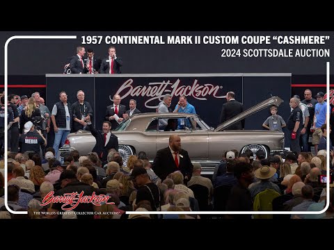 SOLD! 1957 Continental Mark II Custom "Cashmere" - BARRETT-JACKSON 2024 SCOTTSDALE AUCTION