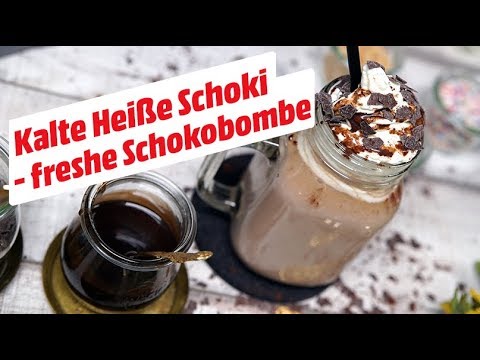 Heißkalte Trinkschokolade - erfrischende Schokobombe zum Trinken • Koch-Mit